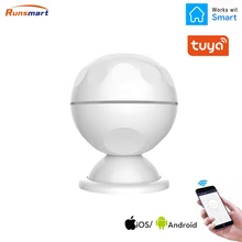 Détecteur de mouvement infrarouge WiFi PIR intelligent, utilisé pour la Protection de la sécurité à domicile, Compatible avec IOS et Android