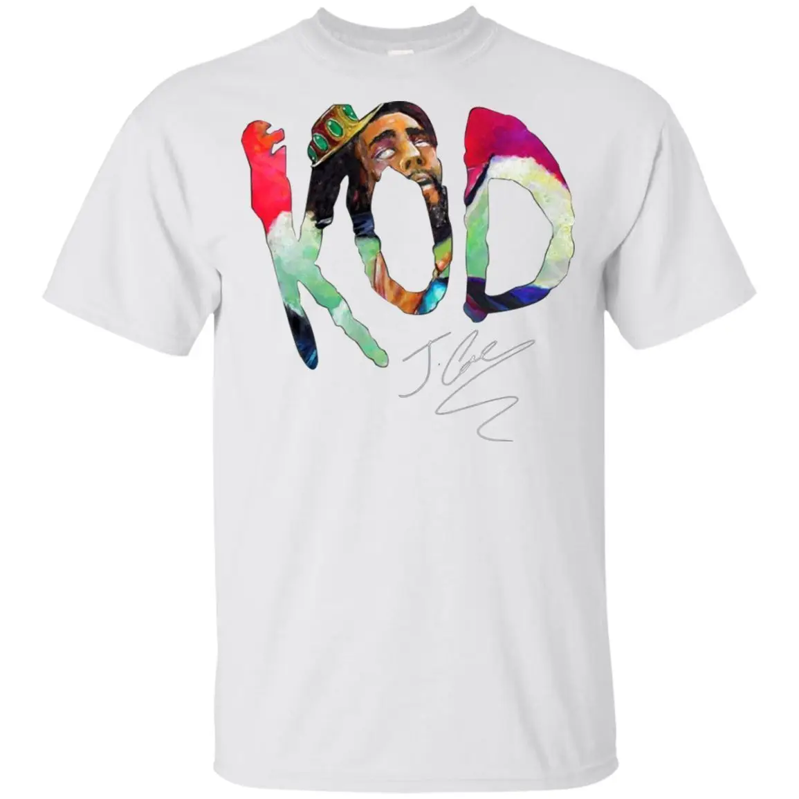 Новый J. Молодежная Футболка COLE KOD Dreamville в стиле хип-хоп рэп музыка молодые