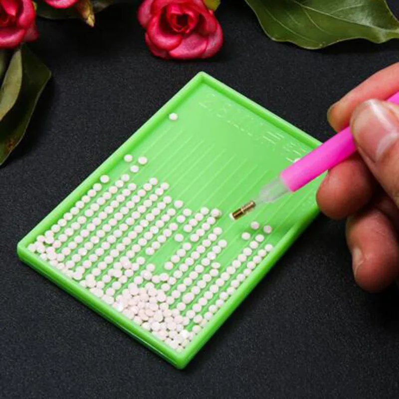 5D DIY Diamond Painting Accessories Tray Drill Plate Large Capacity 5D Diamond Painting Cross Stitch Embroidery Tools LD038