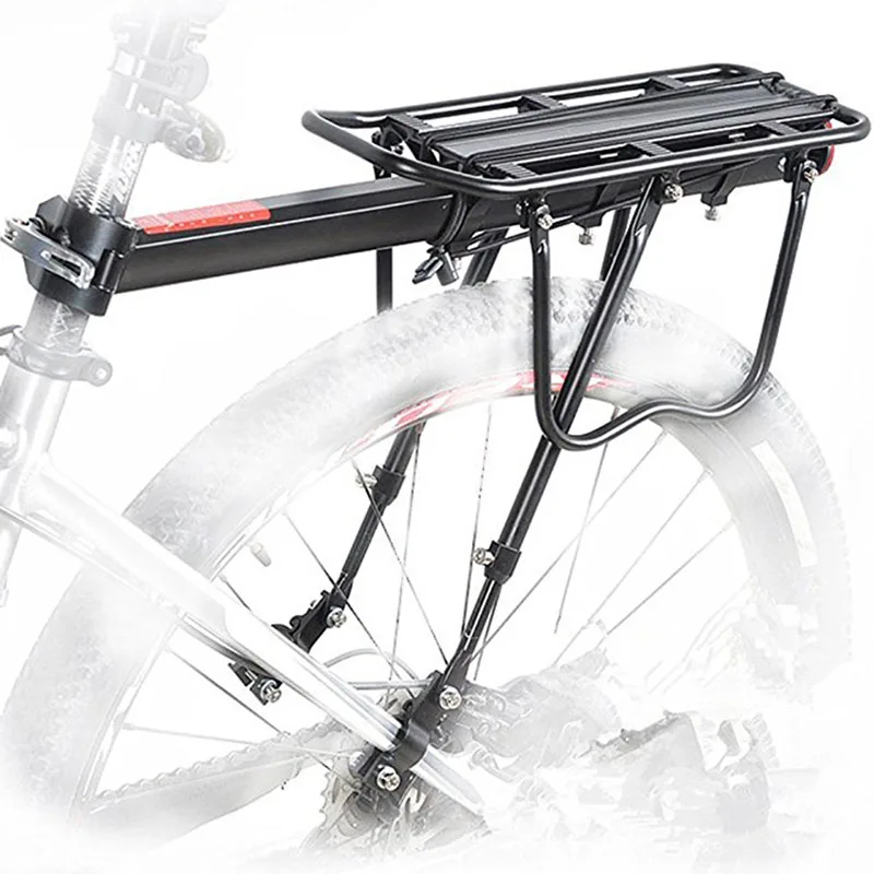 

Bike Rack Aluminum Alloy Black Hard Expedite Rear Carrier Trunk 50-60KG Luggage For Bicycle MTB Bike Shelf Cycling Bicycle Racks
