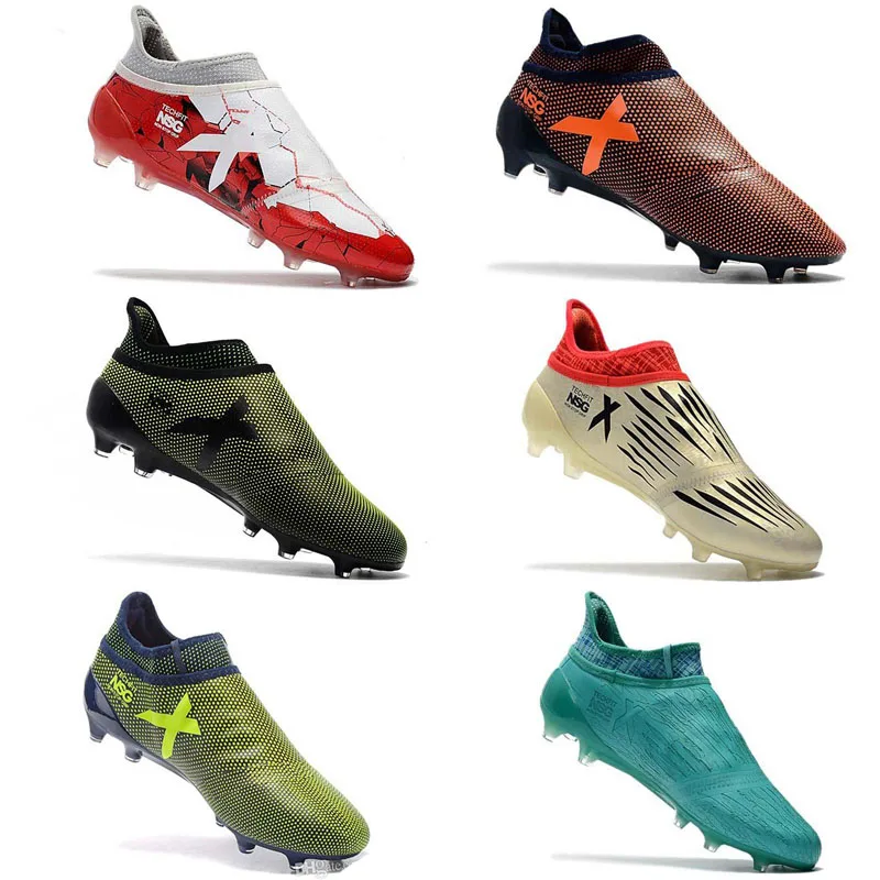 

Black Colors Ace 17+ Purecontrol Soccer Cleats High Quality 100% Original Messi Outdoor Soccer Shoes X 17+ Purechaos FG 39-45 Fo