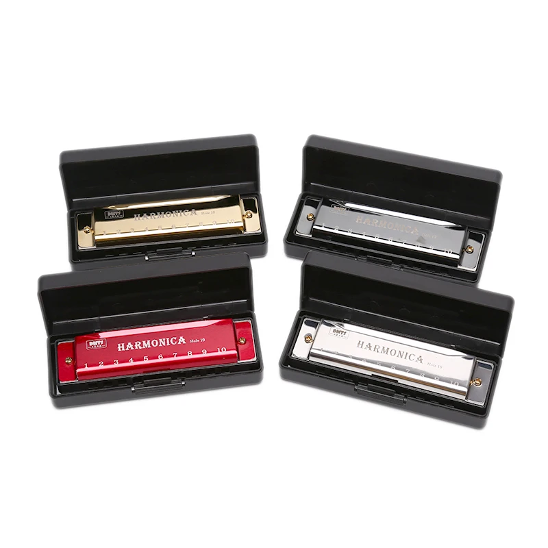 Melodica Swan Harmonica Music-Instrument Blues Harp Mouth-Organ Rock Diatonic 10-Holes