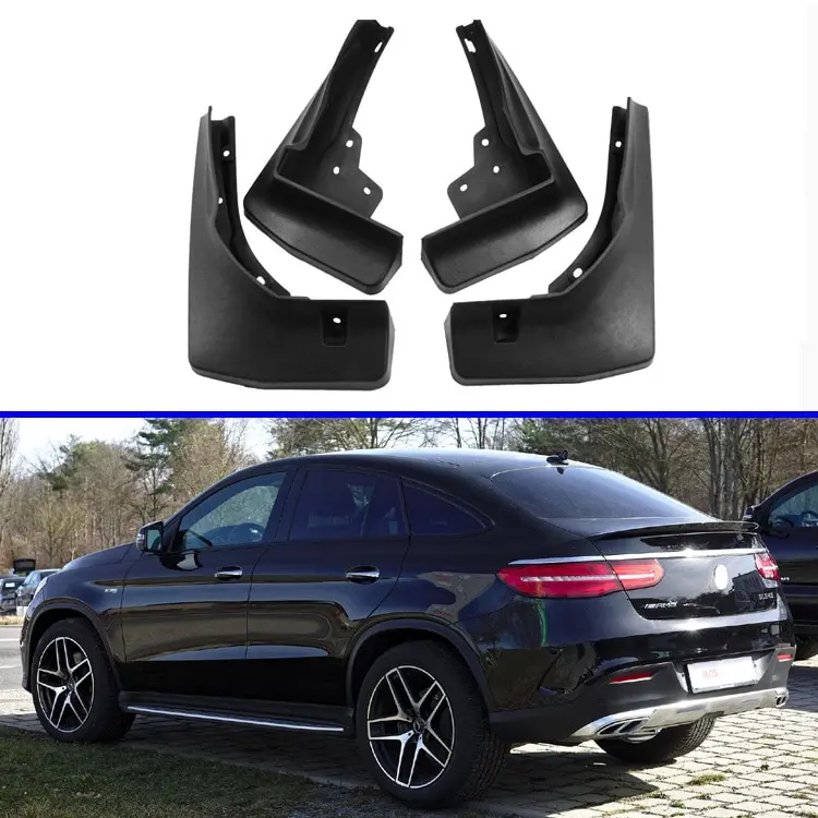 

For Mercedes-Benz GLE-Class Coupe (C292) GLE250 350 2012-2018 Mud Flaps Splash Guards Fender Mudguard Car styling 4PCS