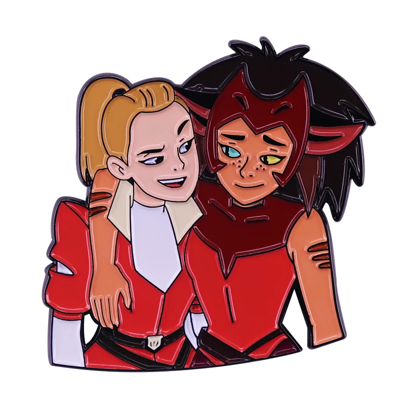 Catradora Mayhaps она-Ра и крестин Мощность эмали штырь в виде милого героя аниме брошь