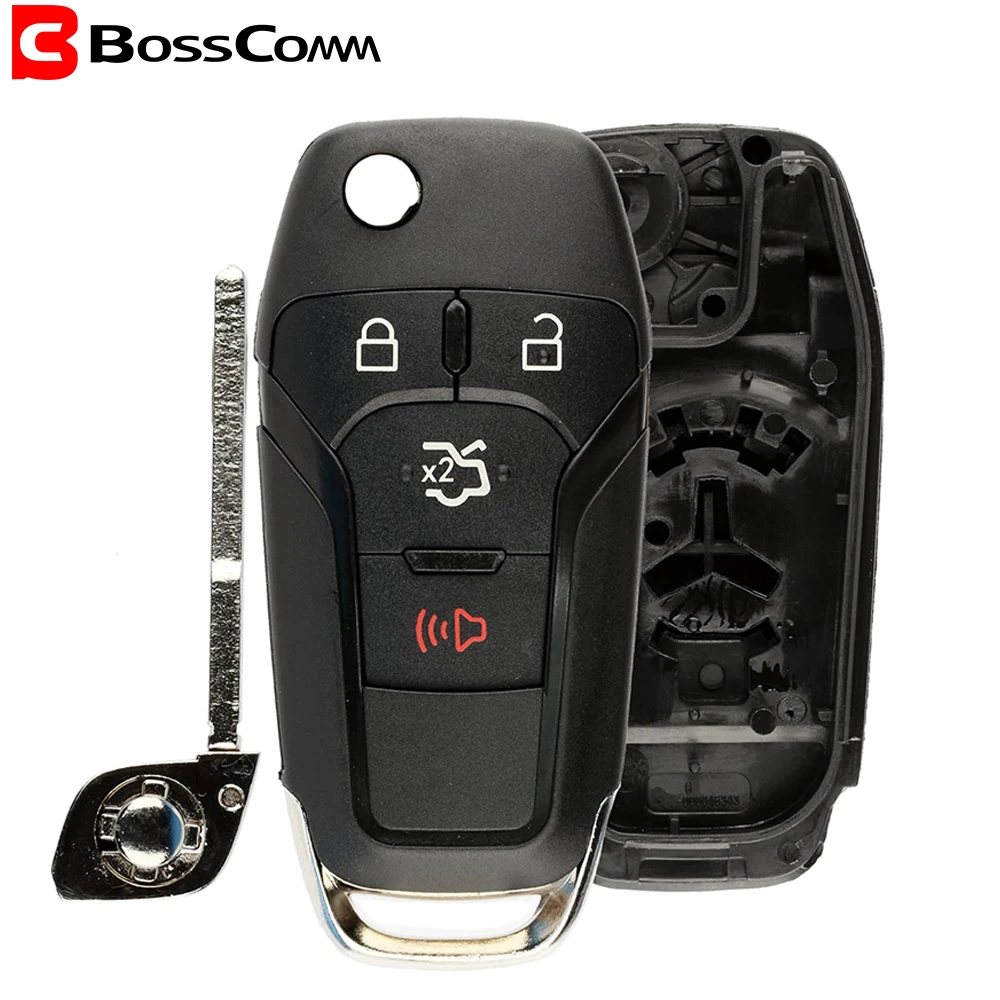 2x Bosscomm 2013 2014 2015 2016 2017 для Ford Fusion Автомобильный Брелок дистанционного управления с