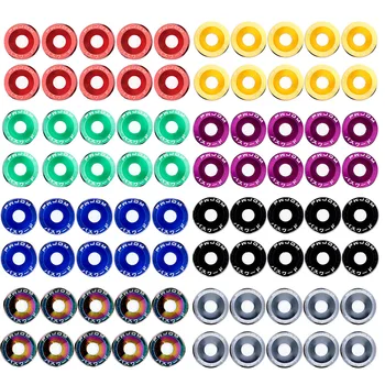 

10pcs M6 JDM Car Modified Hex Fasteners Fender Washer Bumper Engine Concave Screws Car-styling