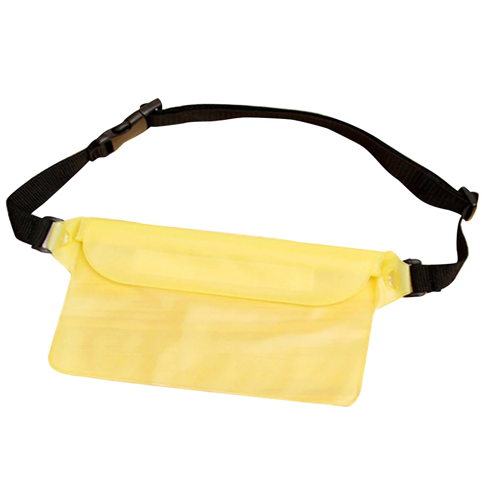 Yellow Подводная сумка для плавания, регулируемый ремень, лыжная сумка, поясная, ПВХ, водонепроницаемая, Songkran, фестиваль, сумка на плечо, унисекс, для дайвинга - Цвет: Yellow