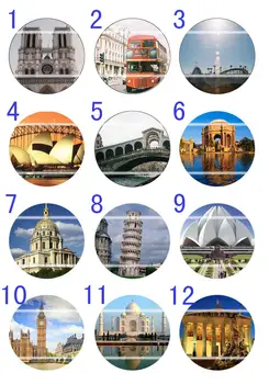 

Handmade Colorful picture Round Glass Cabochons Refrigerator magnet for Necklace Decoration and Phone Chain Accessaries251