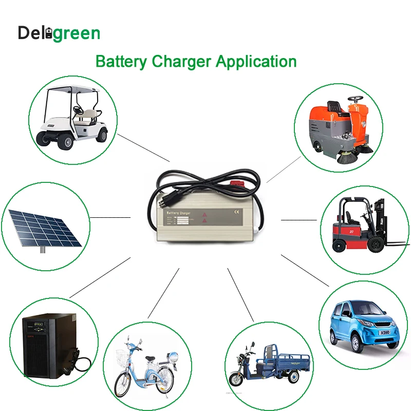 12V 25A 30A Smart Portable Charger for Electric