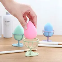 PVA Small Cute Easy Carry Puff Storage Rack Maquillaje Dressing Table Makeup Tool Storage Home Organization and Storage Modern