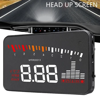 

Mayitr 1pc Hud Car Universal Head Up Display Speedometer Temperature Water Projection On the Windshield for Car Hud