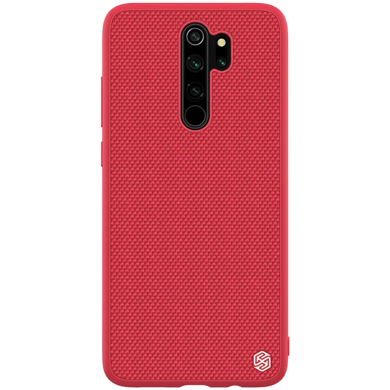 Red Для Xiaomi Redmi Note 8 чехол NILLKIN текстурированная нейлоновая задняя крышка прочный нескользящий тонкий светильник чехол для Redmi Note 8 Pro - Цвет: Red