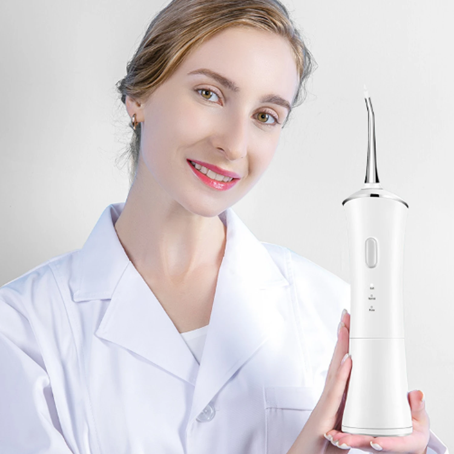 

Oral Irrigator Dental Portable Water Flosser USB Rechargeable Water Jet Flosser IPX7 Waterproof Irrigator for Teeth Cleaning