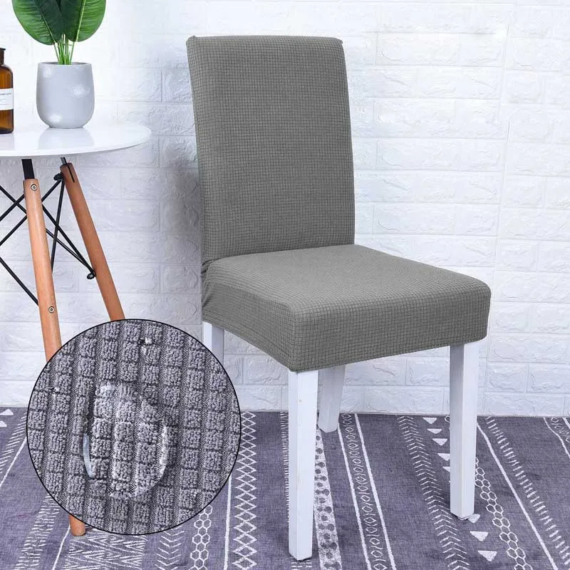Эластичный Чехол для стула Slipcover гостиничный чехол для сиденья полярный флис стрейч Свадебный декор для стульев крышка
