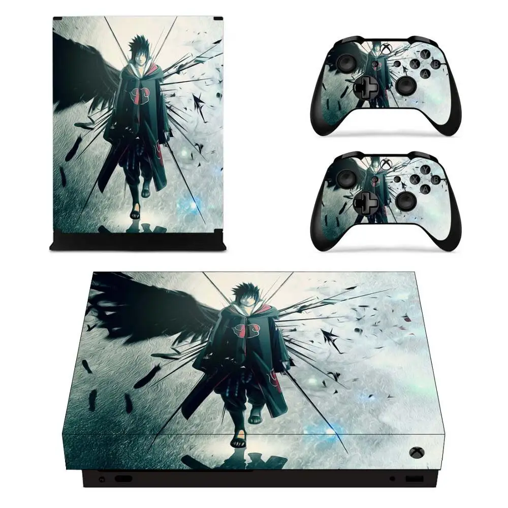 Стикеры NARUTO для Xbox One X виниловые наклейки на кожу Наклейка Обложка Pegatina Adesivo one