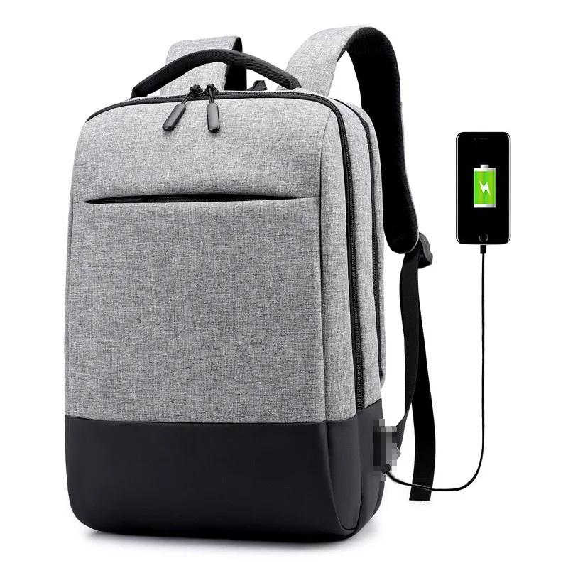 

New Style Men Backpack USB Charging Backpack Computer Backpack Schoolbag Large Capacity Waterproof Backpack