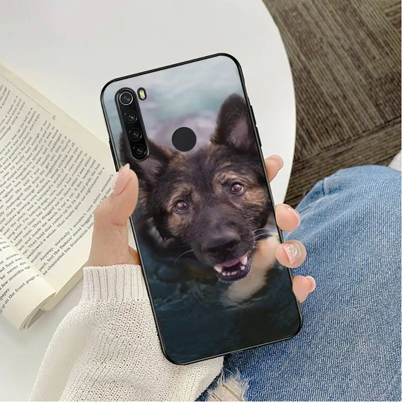 xiaomi leather case cosmos blue YNDFCNB German Shepherd Dog Phone Case For Redmi note 8Pro 8T 6Pro 6A 9 Redmi 8 7 7A note 5 5A note 7 case phone cases for xiaomi