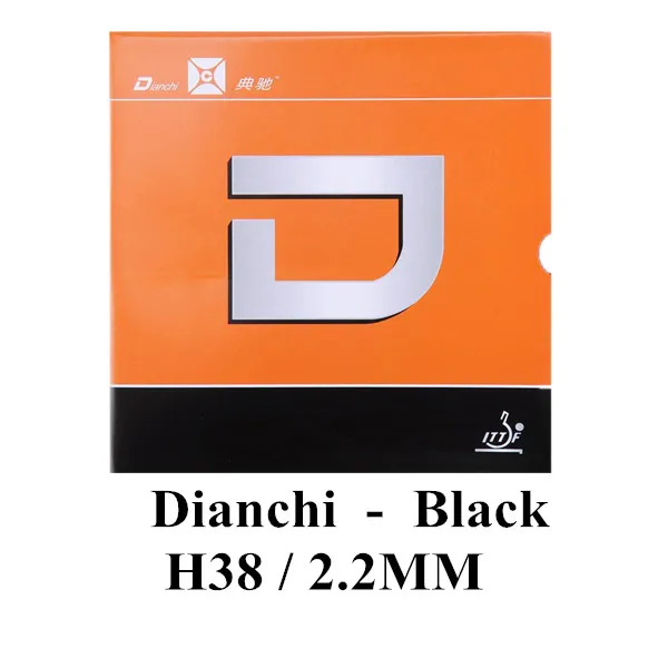Black H38 2.2mm Dianchi заводские настройки версия D Настольный теннис резиновый с губкой, как NEO NATIONAL hurricane 3 - Цвет: Black H38 2.2mm