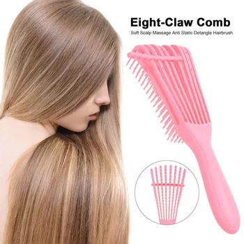 

Eight-Claw Comb Hairbrush Salon Styling Tool Anti-Static Scalp Hair eight-claw massage Comb Unisex Brush Professional Comb