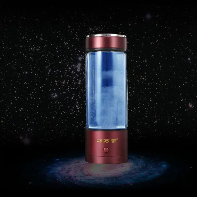 Double-layer Rich Hydrogen Water Generator Bottle SPE/ PEM Water Ionizer Bottles H2& O2 Seperate