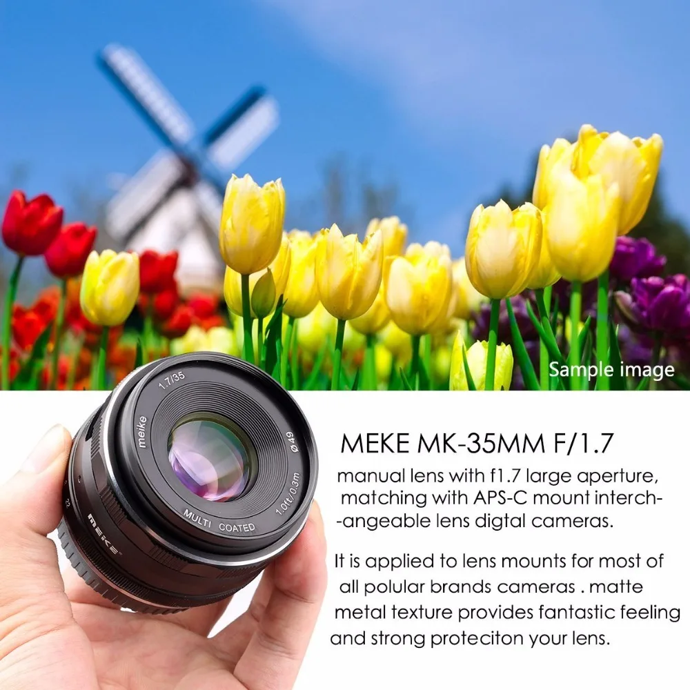 Meike MK-35mm F1.7 объектив с ручным фокусом для Olympus Micro 4/3 EM10/EM5/EM1/EP5/EPL3 и Panasonic G7 G6 G5 G4 G3+ Бесплатный подарок