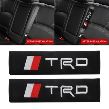 

Car safety seat belt pads harness safety shoulder strap cushion cover shoulder cover for Toyotas TRD hilux Corolla Camry RAV4