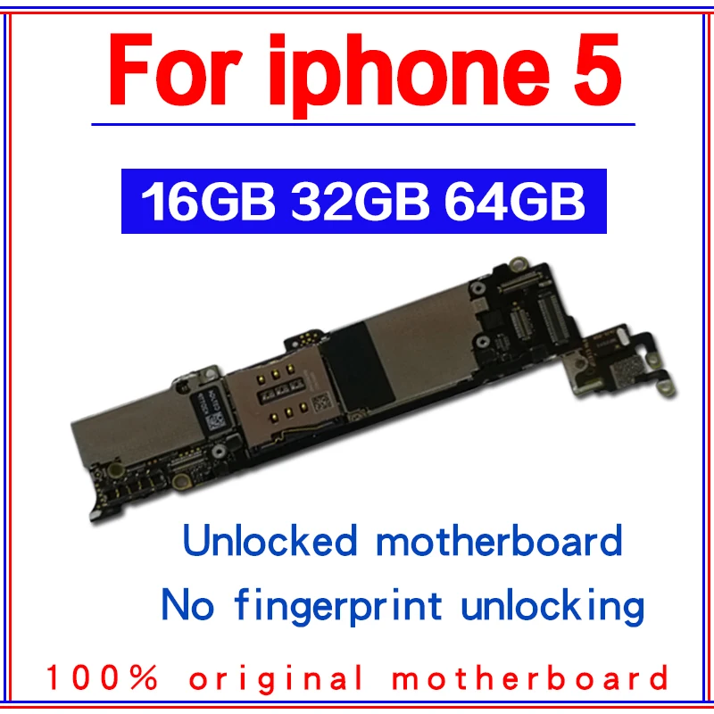С полной разблокировкой для iphone 5 материнская плата, для iphone 5 5g логическая плата с системой IOS, 16 ГБ/32 ГБ/64 ГБ