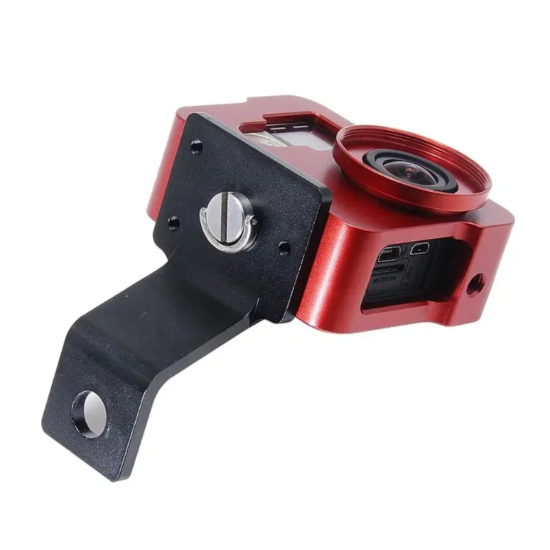 Алюминиевый мотоцикл зеркало заднего вида кронштейн для Gopro Hero/SJCAM аксессуары для спортивной камеры