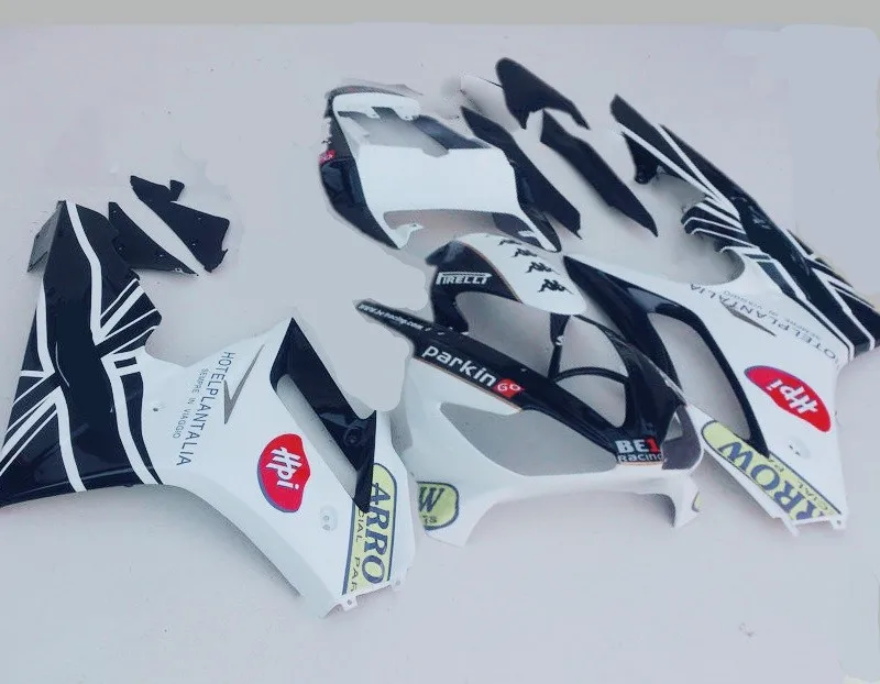 Инжекционного метода литья для Triumph Daytona 675 2006 2007 2008 новые детали из АБС-пластика Daytona675 06 07 08 Обтекатели белого и черного цвета