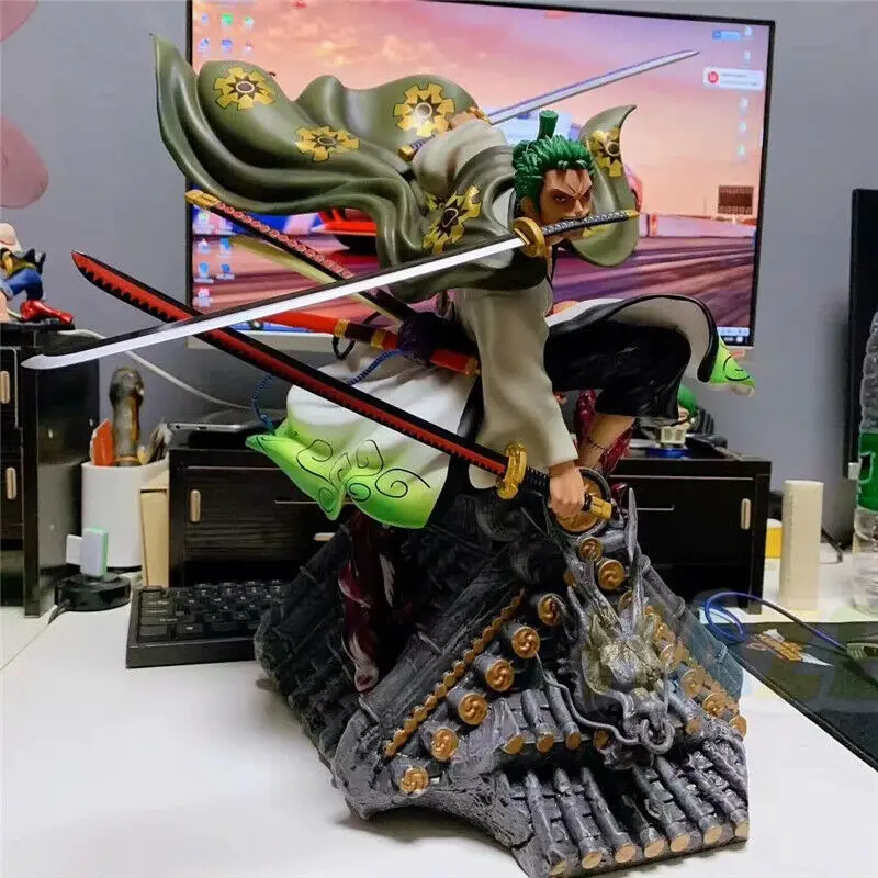 Одна деталь Roronoa Зоро кимоно Wano страна статуя 1/6 Масштаб ПВХ фигурка модель игрушки коллекция Аниме Фигурки игрушки 50 см