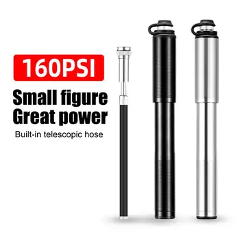 

Bicycle Pump Aluminum Alloy Mini Portable Light Air Pump for MTB Mountain Road Cycling Tire Inflator Schrader Presta