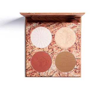 

Four-color highlight repair pan rouge highlight powder waterproof and sweatproof long-lasting blush