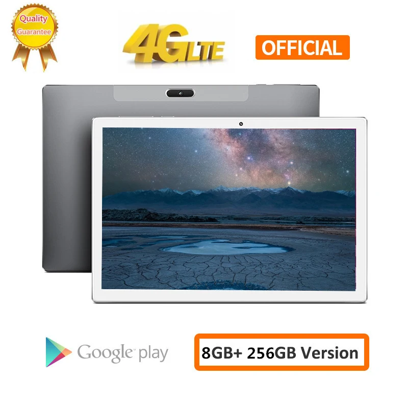 CARBAYTA планшетный ПК 10,1 дюймов 4G сеть Android 8,0 8 ГБ ОЗУ 256 Гб ПЗУ MT6797 X20 10 Дека ядро 2560*1600 8000 мАч gps двойной Wifi