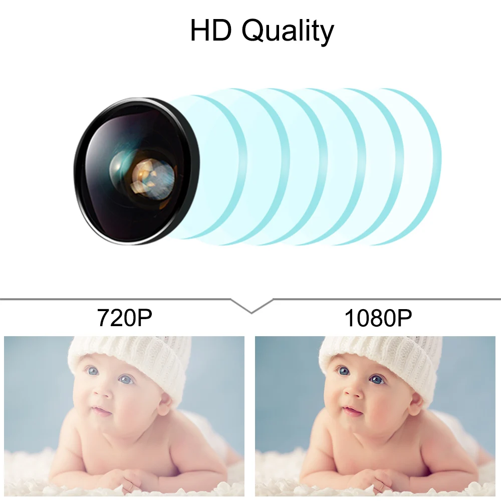  Wireless IP Camera 1080P Home Security Wifi Cloud SD Camera Smart Auto Tracking IR Night Vision Two - 4.00007E+12