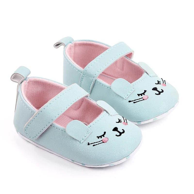 Обувь для новорожденных девочек; коллекция года; обувь для маленьких детей; прогулочная обувь с рисунком животных; обувь для маленьких девочек