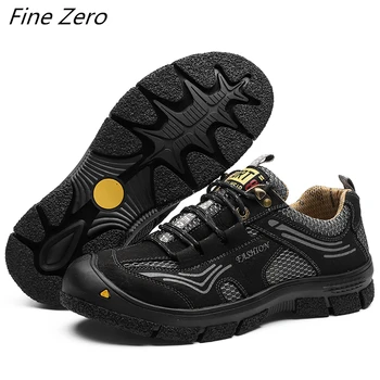 

New Large Size 38-46 Men's Hiking Shoes Breathable Outdoor Trekking Shoes Sneakers Men Mountain Climbing Shoes Zapatillas Hombre