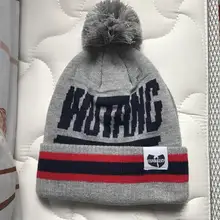 WU TANG Beanie, теплые зимние шапки для мужчин и женщин, шапка с помпоном, аксессуары для девушек, вязаные шапки с помпоном Beenie, шапки с помпоном и черепом