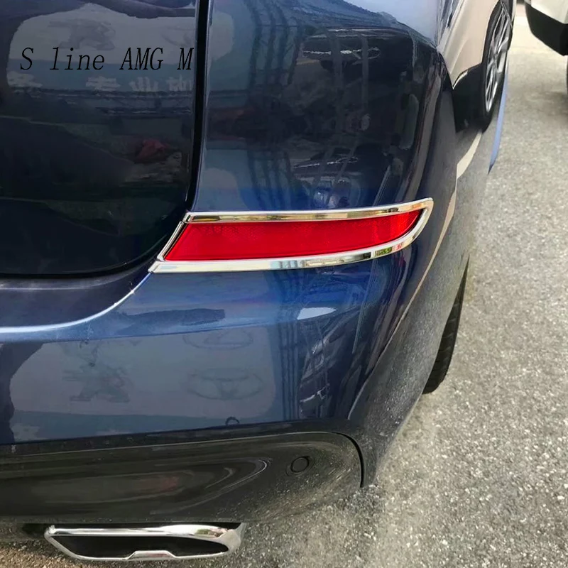 

Автомобильный Стайлинг багажника внешняя хромированная лампа заднего противотуманного фонаря декоративная панель рамка наклейки Накладка для BMW X3 G01 автомобильные аксессуары