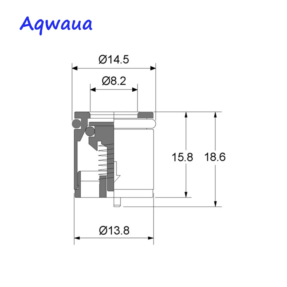 Обратный клапан Aqwaua 14 мм обратный для душевой лейки 3 шт./лот аксессуары ванной