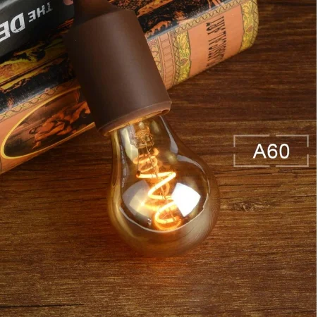 G60 ST64 G95 LED лампа накаливания E27 3D LED лампа Эдисона сложная декоративная фейерверк весь день звезда декоративная лампа шаровой пузырь 3D - Цвет: G60