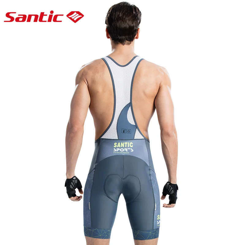 Santic мужские велосипедные шорты с подкладом Pro Fit летние итальянские 4D Pad дорожные