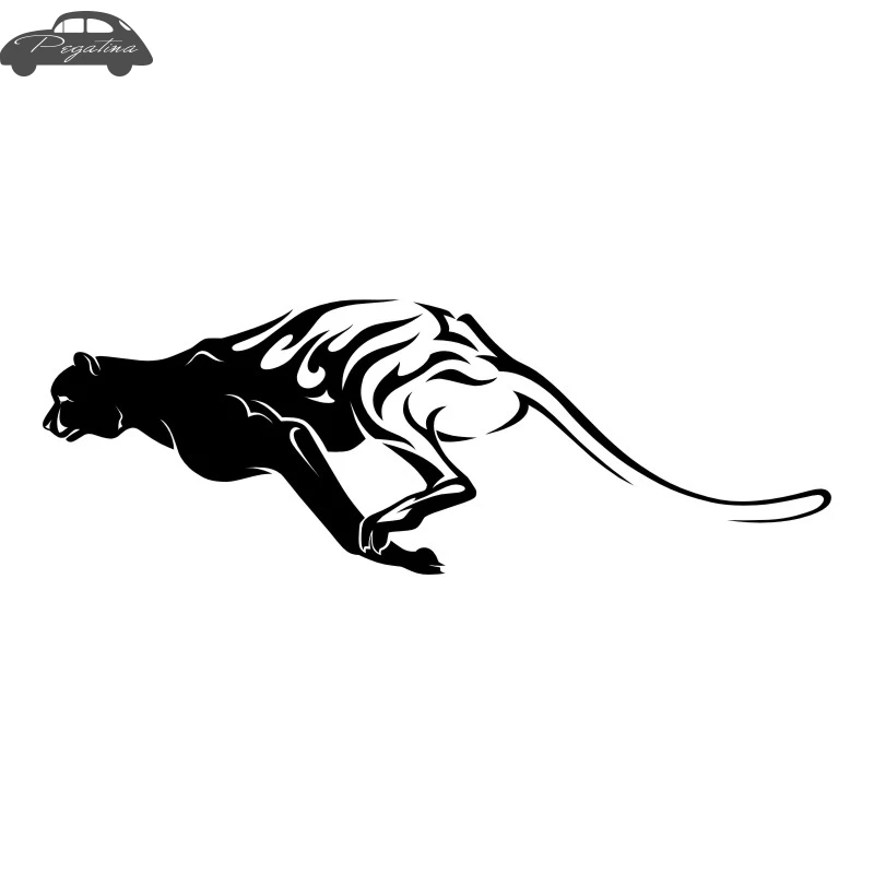 Pegatina Car Door Leopardo Sticker Jaguar Decal Long Decal Posters Wall Decals Parede Decor Mural Wild Animal Sticker