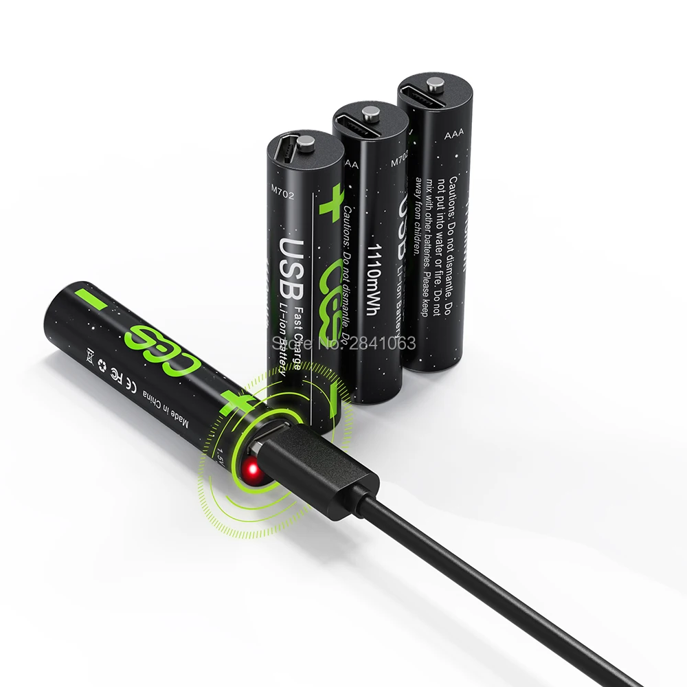 CES AAA 1 5 V 1100mwh USB аккумуляторная батарея Lipo литий полимерная ионная высокой