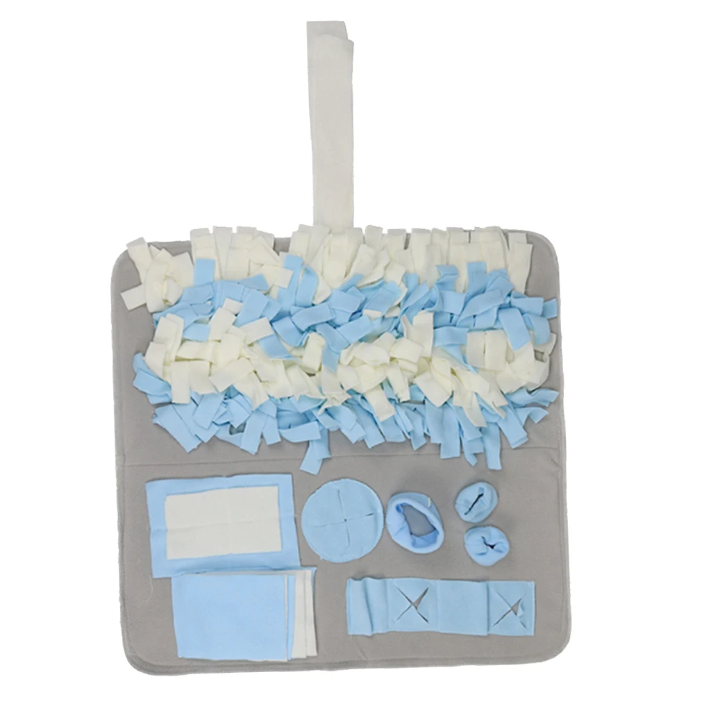 Soft Pet Dog Snuffle Mat Training Blanket Pet Nose Work Smell Snuffle Pads Training Feeding Blanket Pet Nose Pad