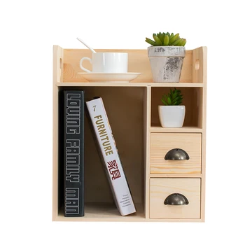 

Creative Desktop Office Drawer Receiving Box Solid Wood Bedroom Miscellaneous Shelf Office Desk Cleaning Box