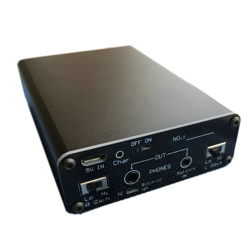 Dual TPA6120 Portable HiFi Full Balanced Audio earphone Amp headphone amplifier supports single ended input output T1397