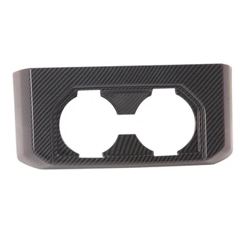 

Carbon Fiber Central Control Armrest Box Cup Holder Cover Trim Frame Sticker Car Accessories for Ford F150 Raptor 2020