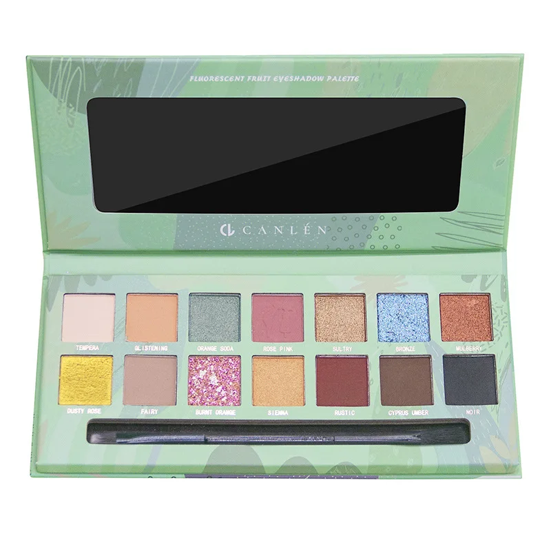 

14 Color Eyeshadow Palette Shimmer Glitter Matte Nude Pigmented Maquiagem Makeup Palette Metallic Eyeshadow Pallete Cosmetic