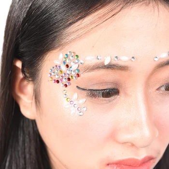 

160Pcs/sheet Diy Art Diamond 5mm Phone Case Bling Crystal Rhinestone Decal Self Adhesive Tattoo Stickers Decoration NEW