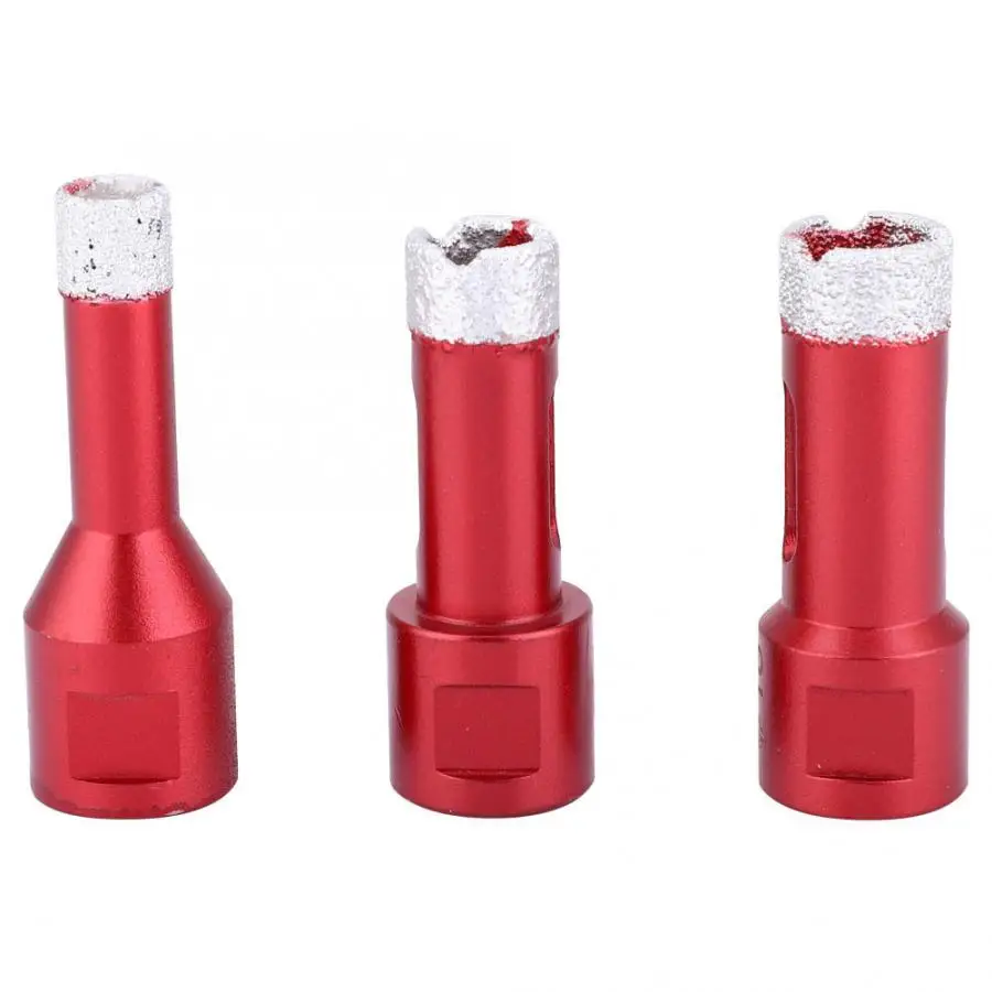 Алмазное корончатое сверло с вакуумной пайкой коронка для резки камня